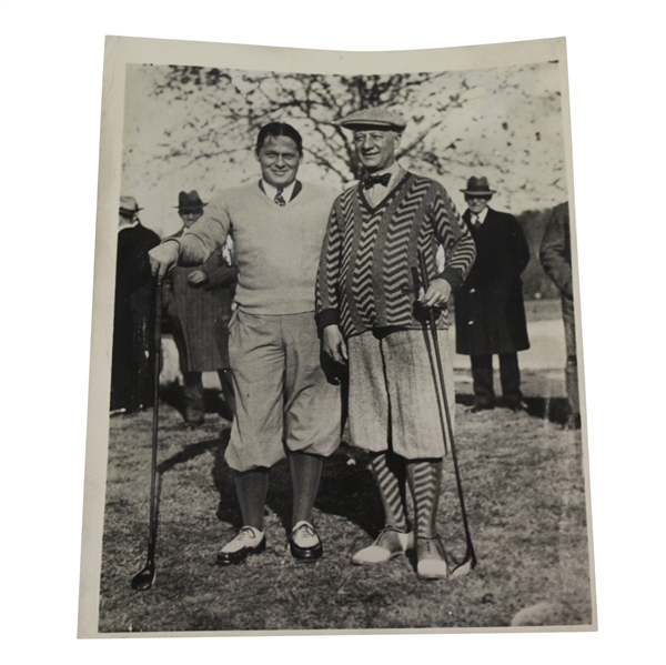 Bobby Jones & Al Smith Press Photo - Nov 29, 1928