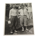 Bobby Jones & Jock Hutchison Press Photo - July 7, 1930
