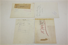 Lot of Four 1940's Masters Tournament Press Photos - Demaret and Mangrum