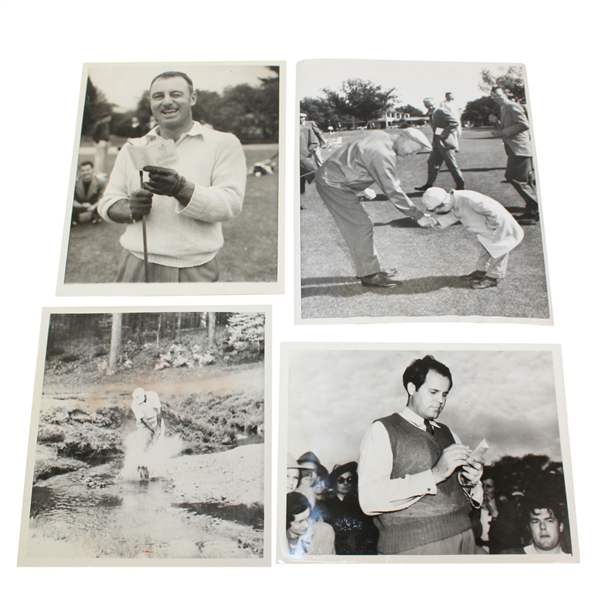 Lot of Four 1950s Masters Tournament Press Photos