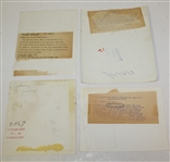 Lot of Four 1950's Masters Tournament Press Photos
