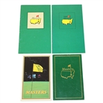 Lot of Four Augusta National Masters Pocket Caddie Booklets