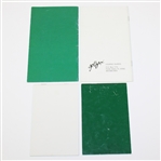 Lot of Four Augusta National Masters Pocket Caddie Booklets