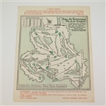 1954 Masters Saturday Pairing Sheet 