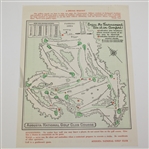 1956 Masters Thursday Pairing Sheet