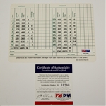 Sam Snead Signed Augusta National Scorecard PSA/DNA #G31290