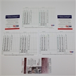 Palmer, Nicklaus, and Player Signed Augusta National Scorecards JSA & PSA/DNA Cards
