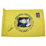 Arnold Palmer Signed Bob Hope Chrysler Classic Flag JSA ALOA