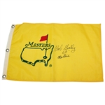 Bob Goalby Signed 1998 Masters Replacement Flag with 68 Notation JSA ALOA