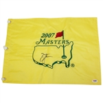Zach Johnson Signed 2007 Masters Embroidered Flag PSA/DNA # G30971