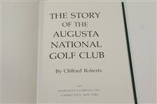 'The Story of Augusta National Golf Club' Book by Clifford Roberts with Slip Case & Gift Card