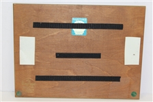 1968 Augusta National GC Aerial View on Wood Perma Plaque by George Cobb