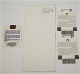 1994 Masters Badge & Pamphlet with Two 1995 Masters Badges 