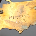 1963 Masters Logo 14k Gold Pin - Nicklaus First Masters Win