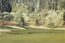 Augusta National Hole #13 Members Color Reproduction of Original 6'x3' by Artist Dave Jones