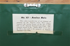 Augusta National Hole #13 Members Color Reproduction of Original 6'x3' by Artist Dave Jones