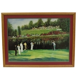 Augusta National Lithographic Print from Watercolor Reflections and Shadows by Edgar Barnett