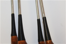 Gene Sarazen Masters Tournament Used 1,3,4, & 5 Woods with Letter from Sarazen JSA ALOA