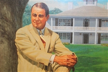 Ltd Ed Gene Sarazen Signed The Squire #9/10 by Paul Milosevich - Framed - JSA ALOA