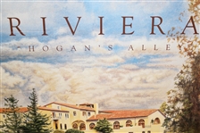 Ben Hogan Signed Riviera 'Hogan's Alley' Print JSA #Z02655