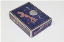 Dunlop Gold Cup Thin Cover Dozen Golf Balls Box Only - Roth Collection