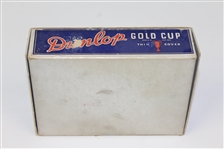 Dunlop Gold Cup Thin Cover Dozen Golf Balls Box Only - Roth Collection