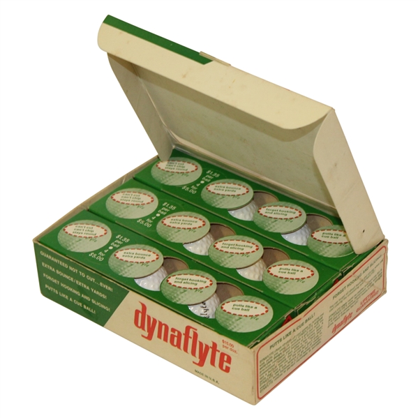Dynaflyte One Piece Perfect Golf Ball Dozen Golf Balls in Original Box - Roth Collection