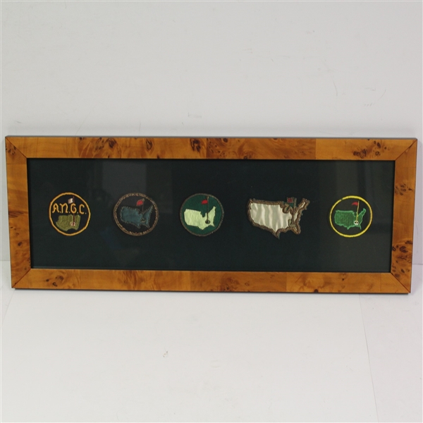 Giclee of Five Augusta National Blazer Crests - Framed