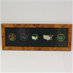 Giclee of Five Augusta National Blazer Crests - Framed