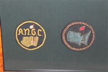 Giclee of Five Augusta National Blazer Crests - Framed