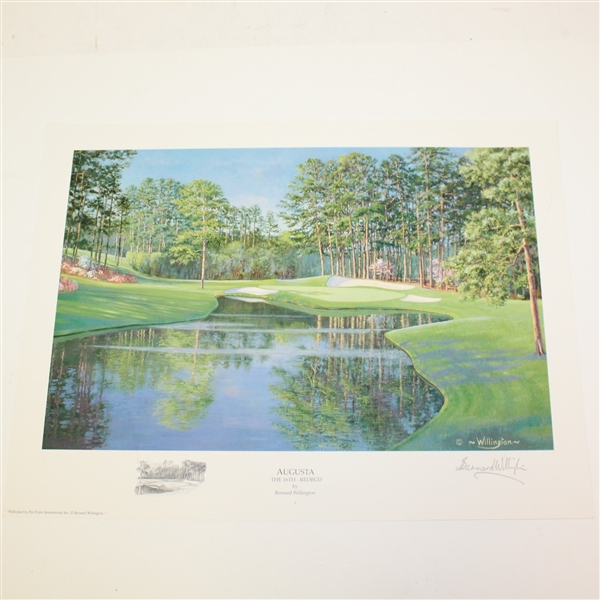 Augusta - The 16th - Redbud Ltd Ed Print Signed by Artist Bernard Willington