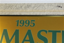 Japan 1995 Masters TBS Silverfoil Poster with Bob Jones on Cover - Framed