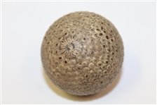 Classic Spalding White Bramble Pattern Golf Ball