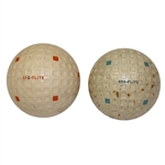 Classic Kro-Flite Spalding Blue & Red Square Mesh Pattern Golf Balls