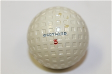 Classic North British/Scotland Square Mesh Pattern Golf Ball
