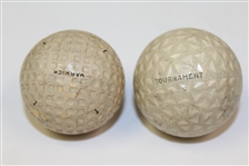 Spalding Tournament Triangle & Warwick Square/Circle Pattern Golf Balls