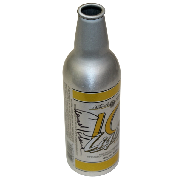 Arnold Palmer Signed Iron City Light Beer Bottle - Dapper Dan Charities JSA ALOA