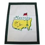 Arnold Palmer & Jack Nicklaus Signed Undated Masters Garden Flag JSA ALOA