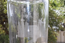 Early 1900's 'The 19th Hole' Sterling Silver & Glass Cocktail Shaker