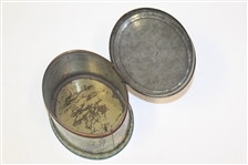 1890's Huntley & Palmers Oval Biscuit Tin - First Known Golf Advertising on Tin