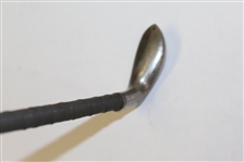 Early 1900's Silver Golf Club Shaped Riding Crop