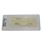 Arnold Palmer Signed Personal "Losing Bet"Uncanceled Check - 2/23/1976 PSA/DNA #83084567