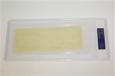 Arnold Palmer Signed Personal Losing BetUncanceled Check - 2/23/1976 PSA/DNA #83084567