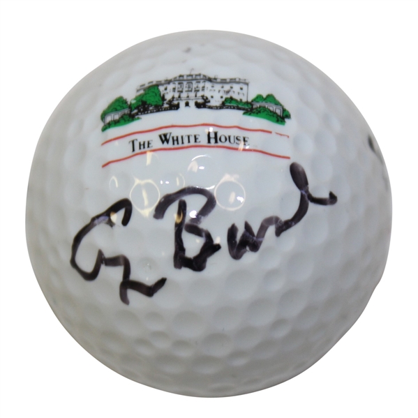 George Bush Signed Golf Ball PSA/DNA #AC07616