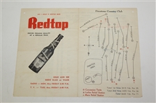 Arnold Palmer & Jack Nicklaus Dual Signed Sunday Pairing Sheet at Firestone JSA ALOA