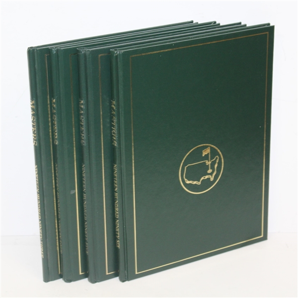1993, 1994, 1995, & 1996 Masters Tournament Annuals 