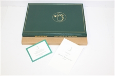 2007 Masters Tournament Annual in Original Box with Cards - Zach Johnson Winner