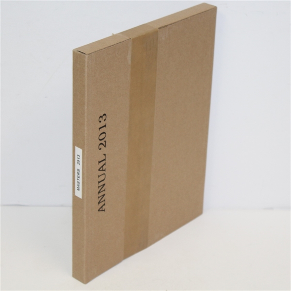 2013 Masters Tournament Unopened Annual - Adam Scott Winner