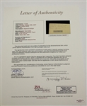 Horton Smith Autograph on Envelope to Dawson Taylor JSA Full #B43571
