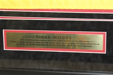Tiger Woods Signed UDA #2/15 Framed Hole-In-One Photo with 2004 Flag #BAJ28573